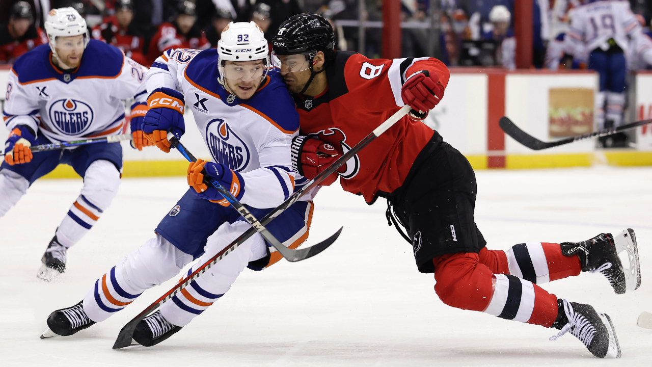 Oilers blow late lead to Devils, lose eighth in last 11 - Sportsnet.ca