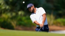 Spaun takes lead at Players Championship on windy day that wrecked rounds
