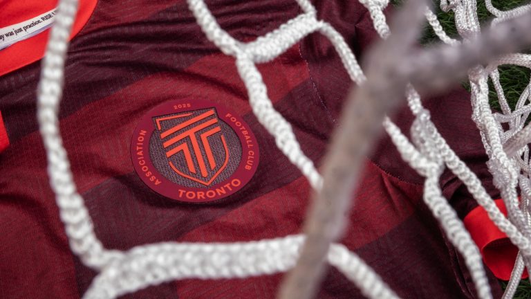 The primary kit for Northern Super League's AFC Toronto is shown in this undated handout photo. (AFC Toronto/Handout/CP)