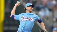 Jacob deGrom tosses five shutout innings to lead Rangers past Red Sox