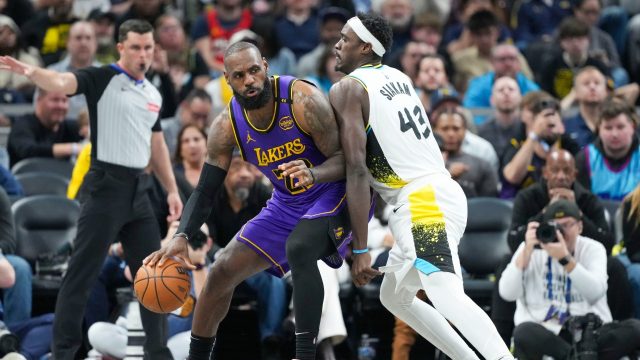 LeBron James beats buzzer to lift Lakers past Pacers and keep