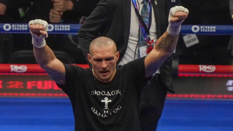 Ukraine's Oleksandr Usyk. (Frank Augstein/AP)