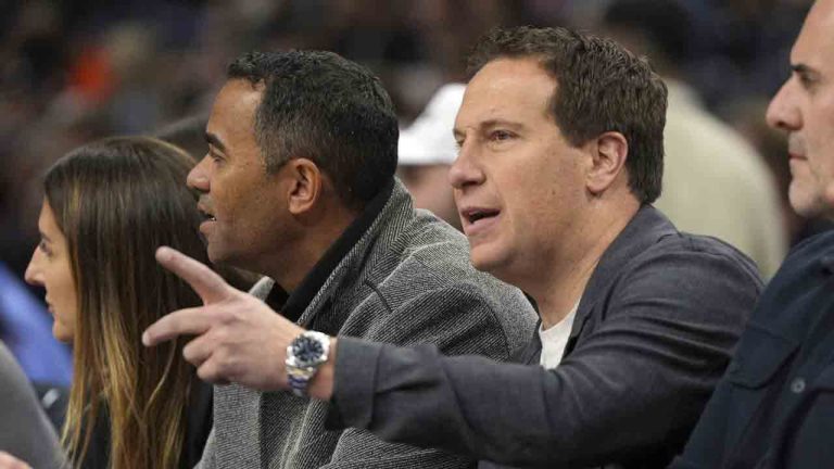 Phoenix Suns owner Mat Ishbia during the second half of an NBA basketball game against the New Orleans Pelicans, Feb. 27, 2025, in Phoenix. (Rick Scuteri/AP)