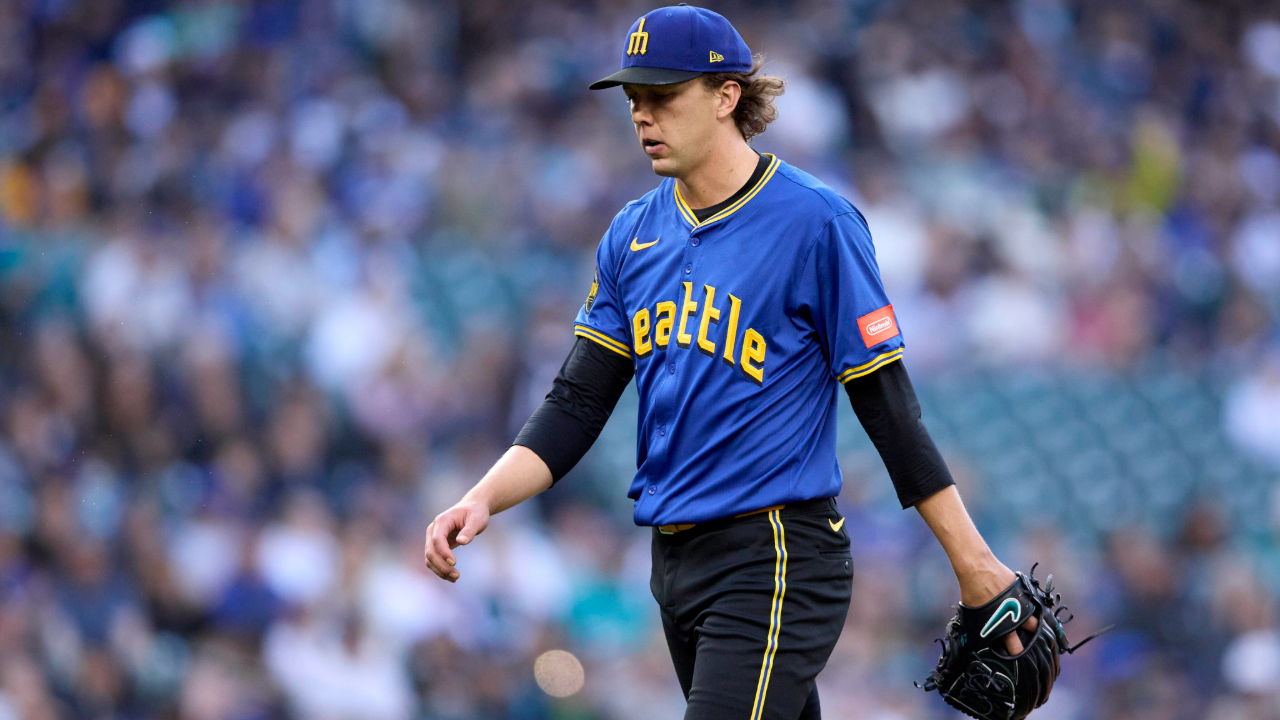 Mariners' Logan Gilbert leaves start against Marlins with forearm ...