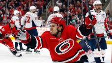 Ovechkin scores again, but Hurricanes beat Capitals to clinch playoff spot