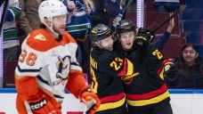 Canucks explode for six goals in victory over Ducks