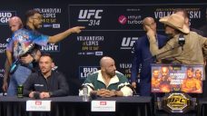 Diego Lopes, Yair Rodriguez get heated during lively UFC 314 press conference