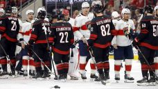 Paul Maurice, Rod Brind’Amour leave handshakes for players after East Final