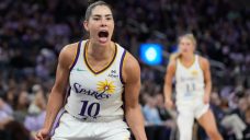 Plum scores 23, Stevens adds double-double as Sparks end skid vs. Sun