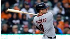 Guardians place outfielder Lane Thomas on 10-day IL with right foot injury