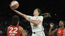 Shorthanded Mystics rally to beat Aces for third straight win