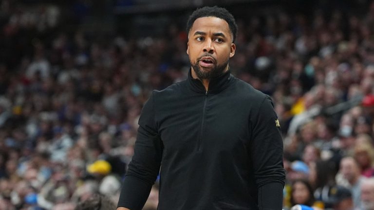 Cleveland Cavaliers assistant coach Johnnie Bryant in the second half of an NBA basketball game Friday, Dec. 27, 2024, in Denver. (David Zalubowski/AP)