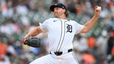 Dietrich Enns throws five scoreless innings as Tigers beat Athletics