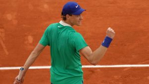 Jannik Sinner during the men's singles Final match on Day 15 of the 2025 French Open at Roland Garros on June 08, 2025 in Paris, France. (Laurent Zabulon/ABACAPRESS.COM)