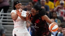 Kelsey Mitchell scores 21 points, Fever beat Aces without Caitlin Clark