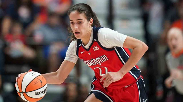 Washington Mystics guard Sonia Citron. (Vera Nieuwenhuis/AP)