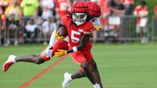 Chiefs’ Marquise Brown among several players injured in sweltering training camp