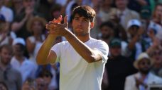 Alcaraz downs 733rd-ranked Tarvet in straight sets at Wimbledon