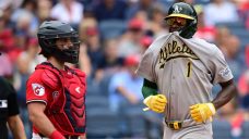 A’s outfielder Denzel Clarke suffers injury vs. Guardians
