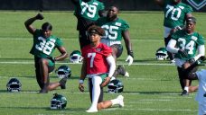 Jets QB Justin Fields returns day after dislocating toe, but doesn’t practise