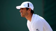 Nuno Borges, Portugal’s top player, wears black ribbon for Jota at Wimbledon