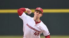Phillies sign first-round pick pitcher Gage Wood out of Arkansas