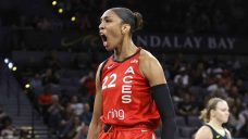 A’ja Wilson scores 34, Aces hit 18 3-pointers in win over Wings