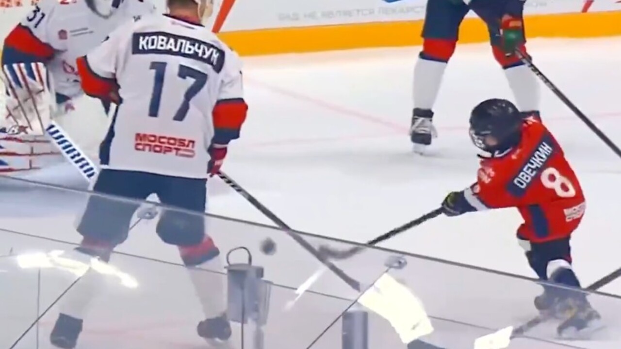 Like Father, Like Son: Sergei Ovechkin scores four goals at Ovi Cup Gala