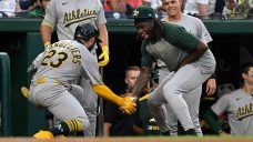 MLB Roundup: Langeliers hits three homers in Athletics’ blowout win over Nationals