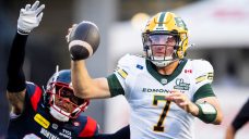 Fajardo leads Elks over Alouettes in return to Montreal