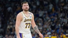 Lakers’ Doncic out at least one week due to finger sprain, leg contusion