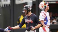White goes deep twice, Braves beat Reds in rain-delayed MLB Speedway Classic at Bristol