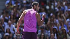 Alcaraz uses behind-the-back magic in US Open match against Rinderknech