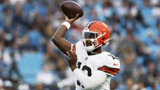 Browns’ Shedeur Sanders throws two TD passes in pre-season debut vs. Panthers