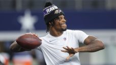 Ravens’ Harbaugh says there’s ‘no damage’ to Lamar Jackson’s foot