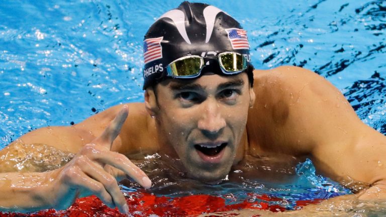 United States' Michael Phelps reacts after winning the silver medal in the men's 100-meter butterfly final during the swimming competitions at the 2016 Summer Olympics, Friday, Aug. 12, 2016, in Rio de Janeiro, Brazil. (Rebecca Blackwell/AP)