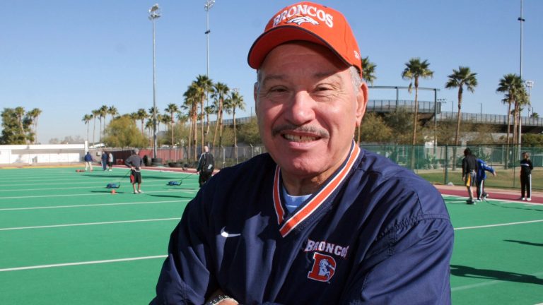 FILE - Former Denver Broncos wide receiver Lionel Taylor is photographed at Athlete's Performance, Monday, Jan. 15, 2007, in Tempe, Ariz. (Roy Dabner/AP)