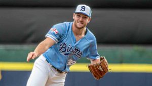 Trey Yesavage pitches for the Buffalo Bisons in triple-A action on Sunday, Sept. 7, 2025. (Photo credit: Buffalo Bisons Baseball)