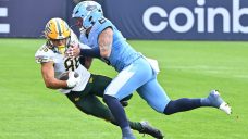 Hajrullahu’s 48-yard field goal on final play earns Argos win over Elks