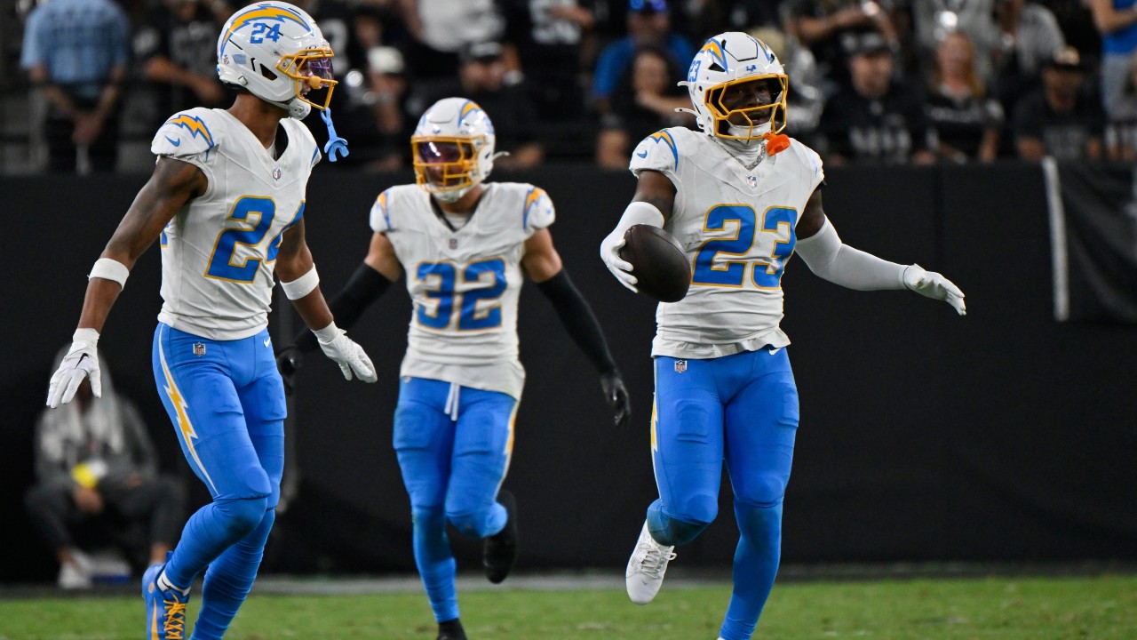 Herbert, strong defence lead Chargers to win over Raiders