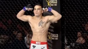 Cody Chovancek before one of his Unified MMA fights. (YouTube/UFC Fight Pass)
