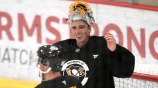 Marc-Andre Fleury back on ice with Penguins ahead of pre-season game