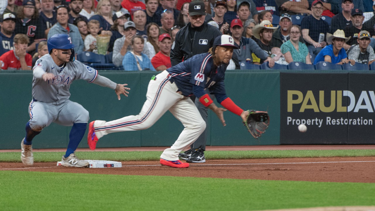 Guardians remain tied for AL Central lead despite loss to Rangers