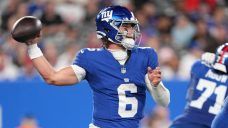 Giants’ Jaxson Dart shrugs off hamstring injury, good to go vs. Eagles