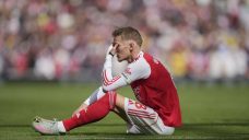 Injured captain Odegaard missing for Arsenal in Champions League opener