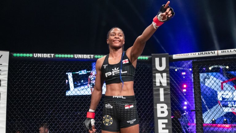 Former PFL Europe series fighter Shanelle Dyer earned a UFC contract despite losing her Dana White's Contender Series debut. (PFL MMA)