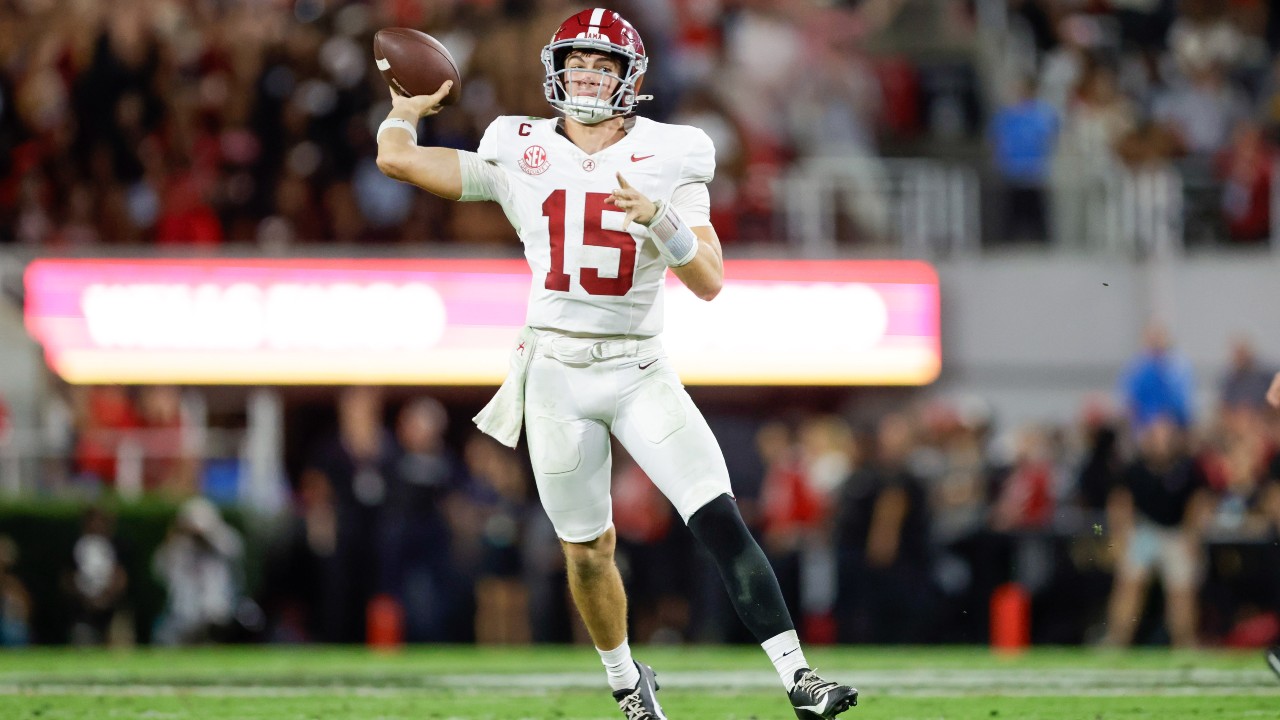 Simpson accounts for 3 TDs as No. 17 Alabama never trails and beats No. 5 Georgia