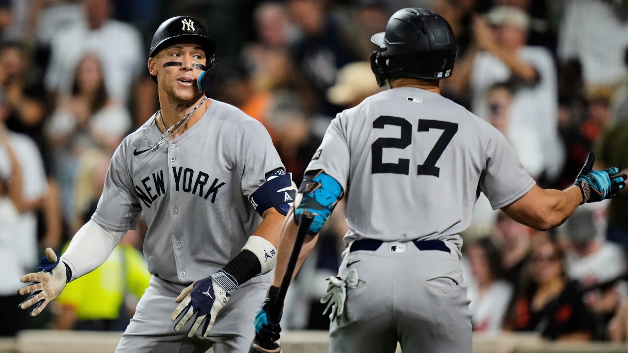 Judge hits 49th HR, Stanton smacks 3-run shot to lead Yankees past Orioles