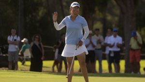 Canadian golfer Anna Huang. (Tristan Jones/LET)
