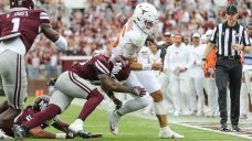Texas’ Arch Manning apparently injured in OT win against Mississippi State